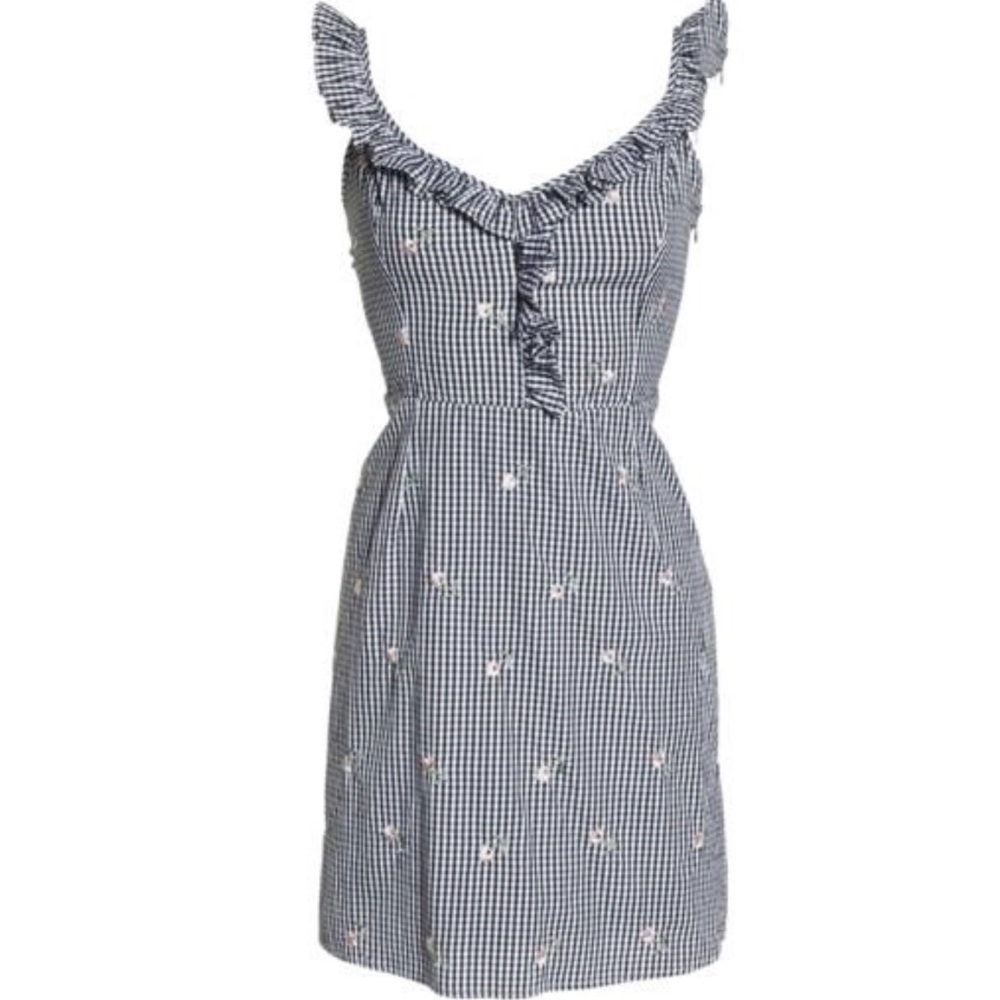 Heartloom Jilly A-Line Cotton Gingham Dress Med - Picture 1 of 8